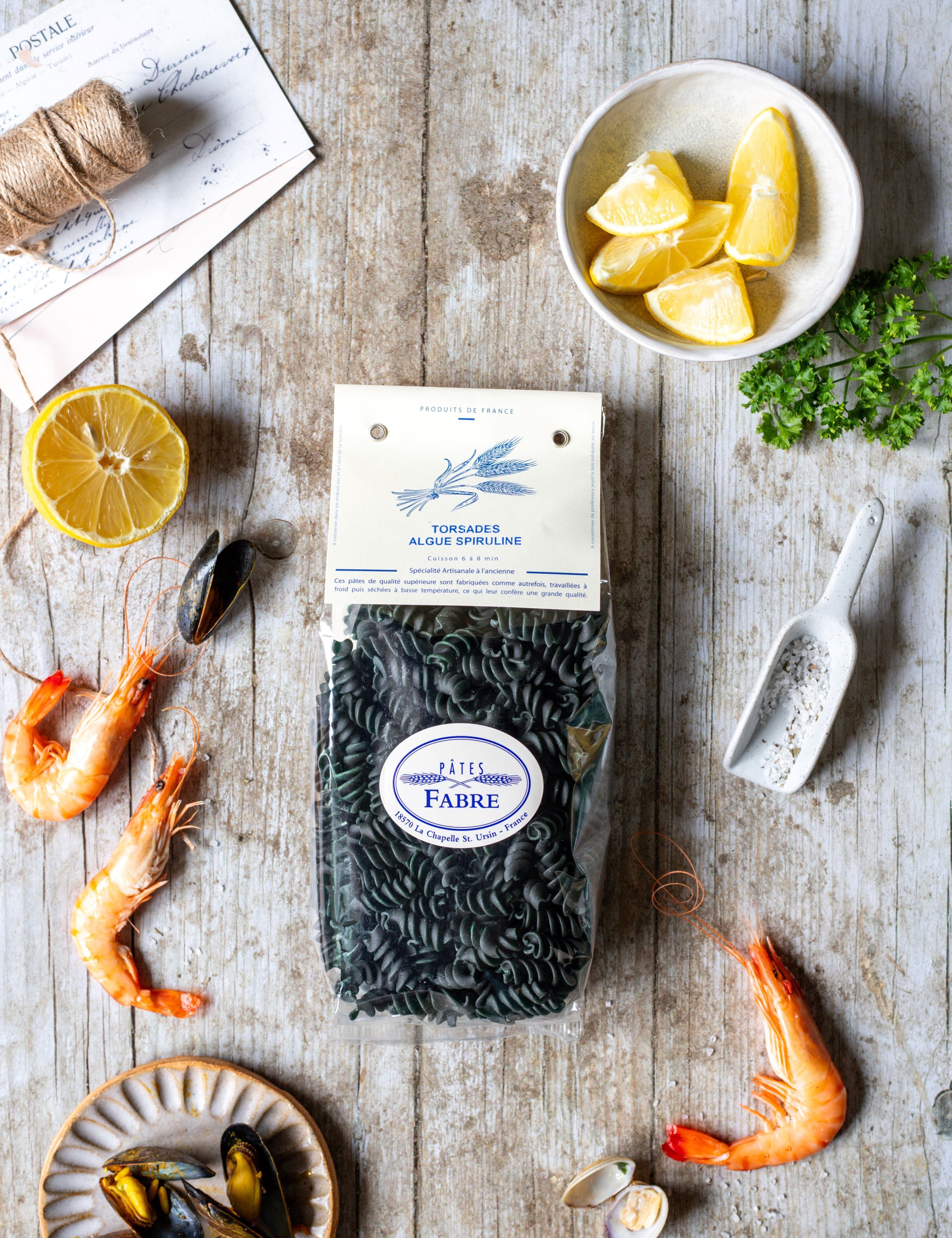 Pâtes Fabre - Pâtes - Torsade à l'Algue Spiruline