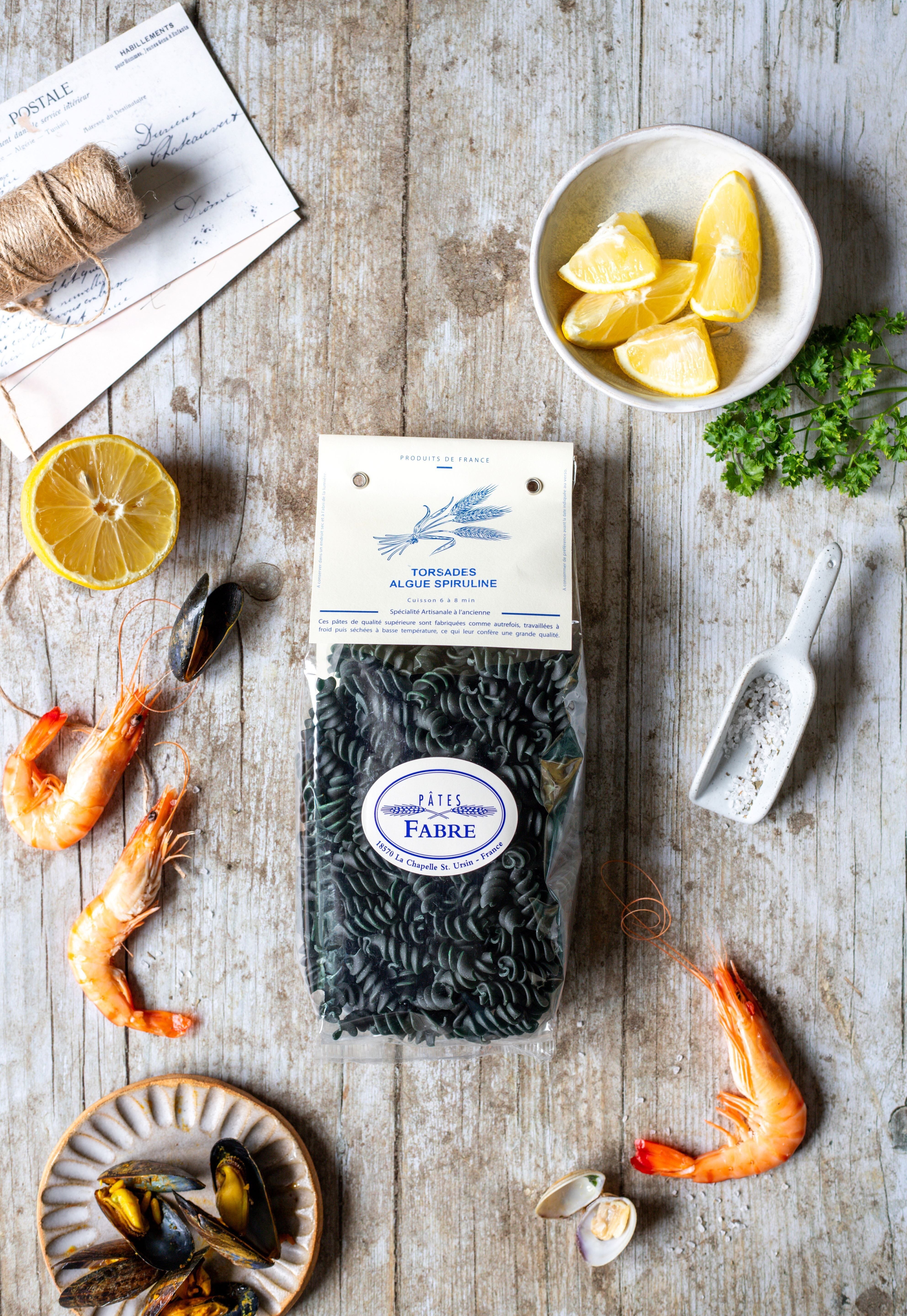 Pâtes Fabre - Pâtes - Torsade à l'Algue Spiruline