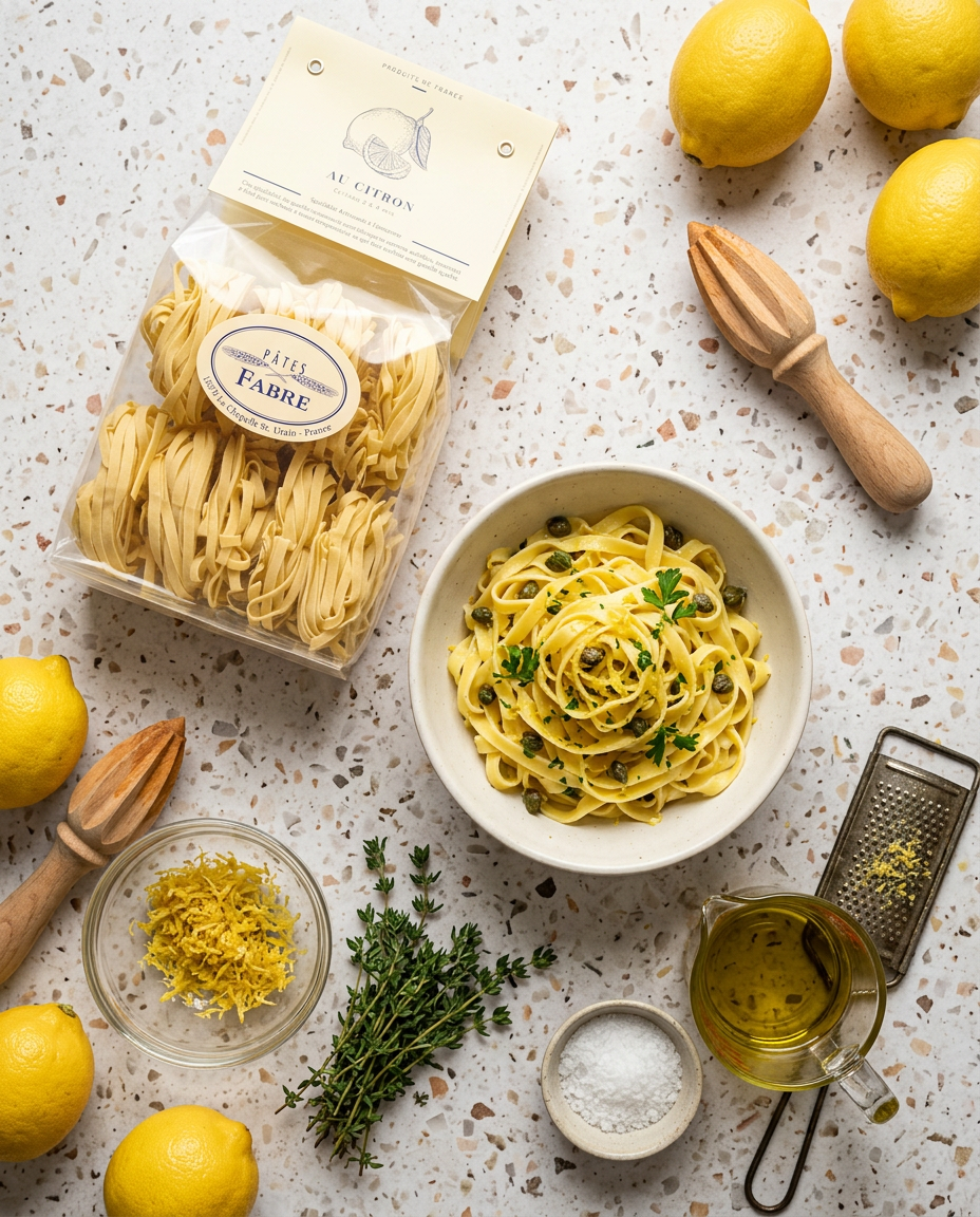 Pates - Tagliatelle au Citron