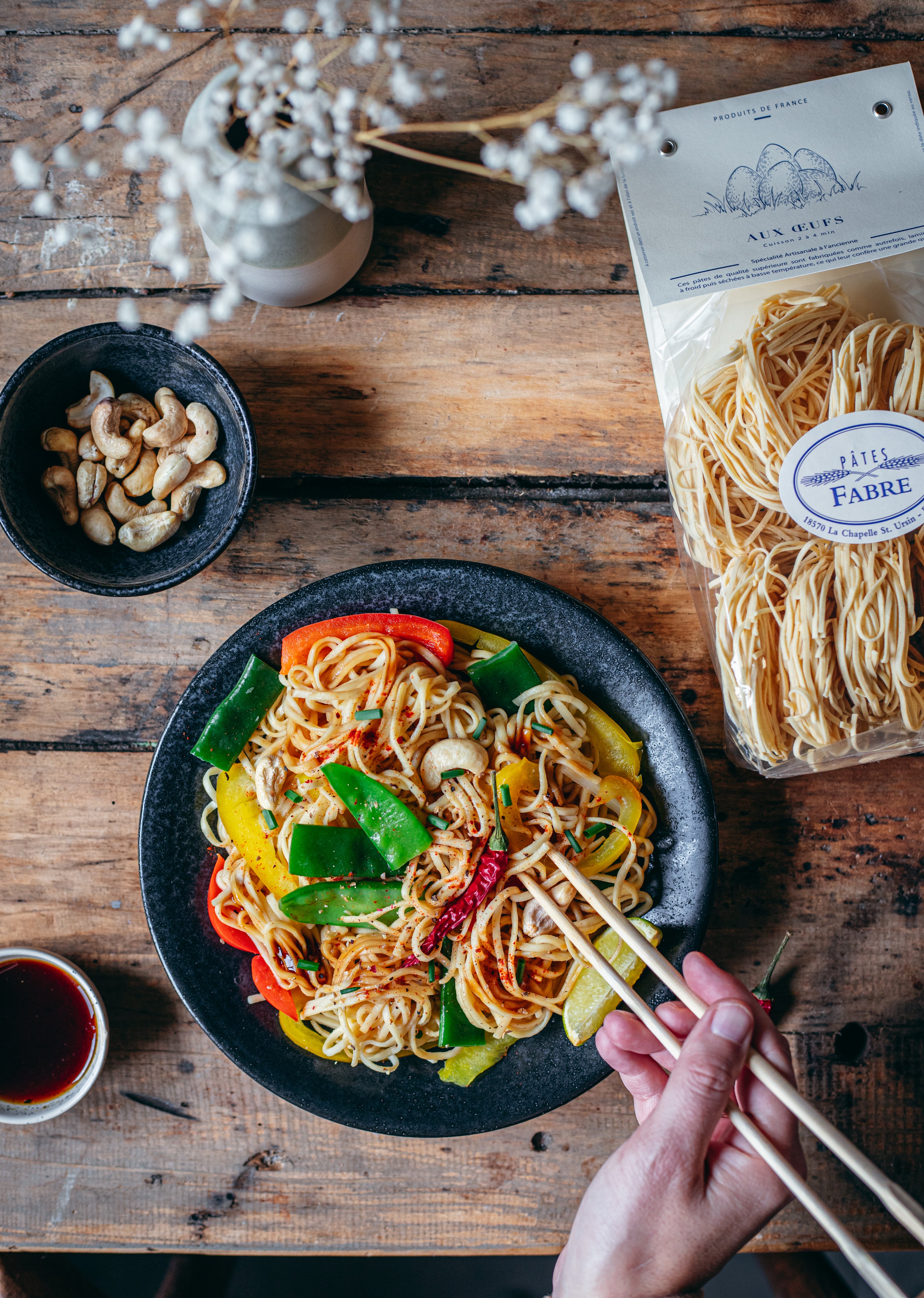 Pâtes - Spaghettis aux oeufs