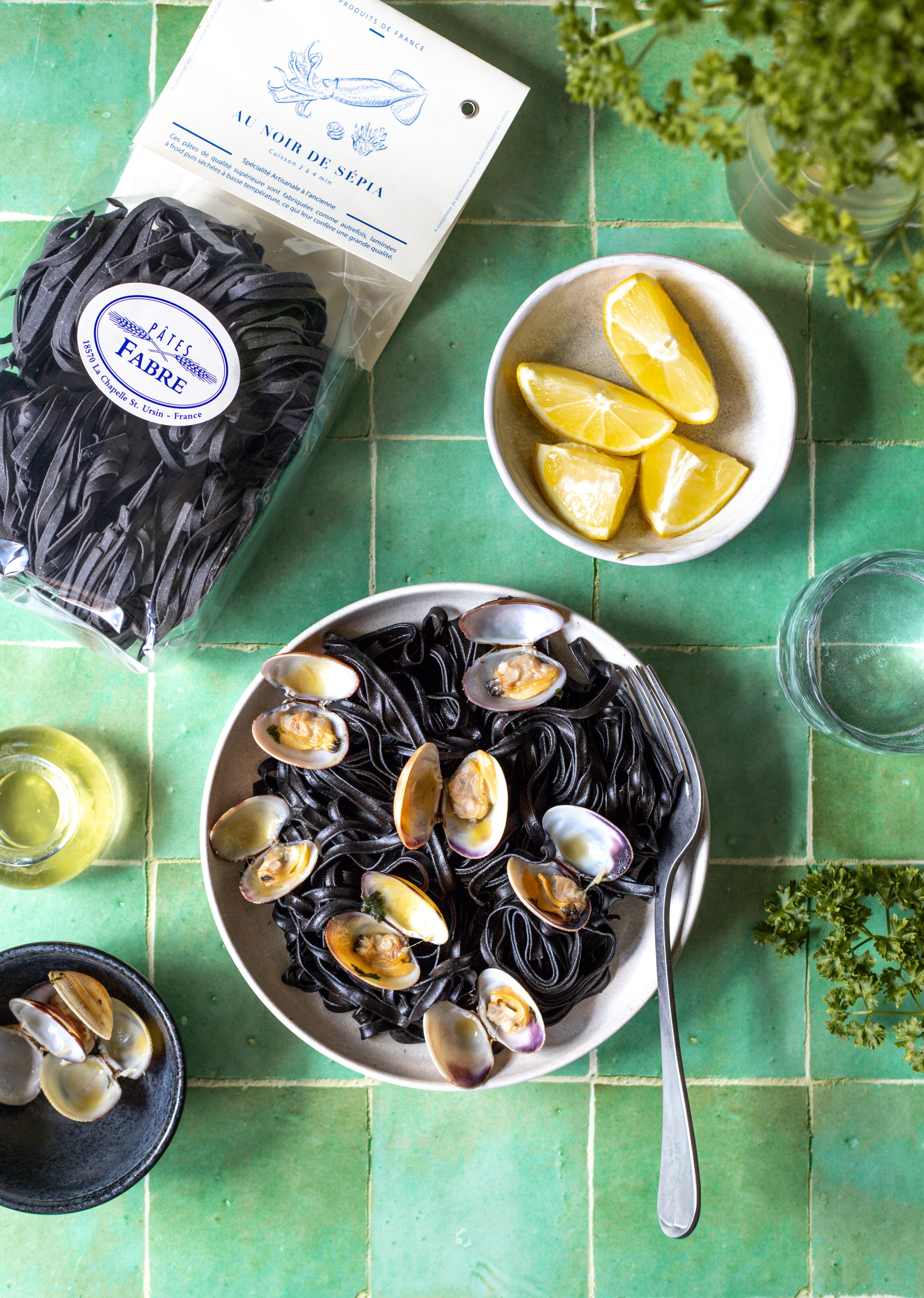Pâtes -  Tagliatelle Noir de Sépia