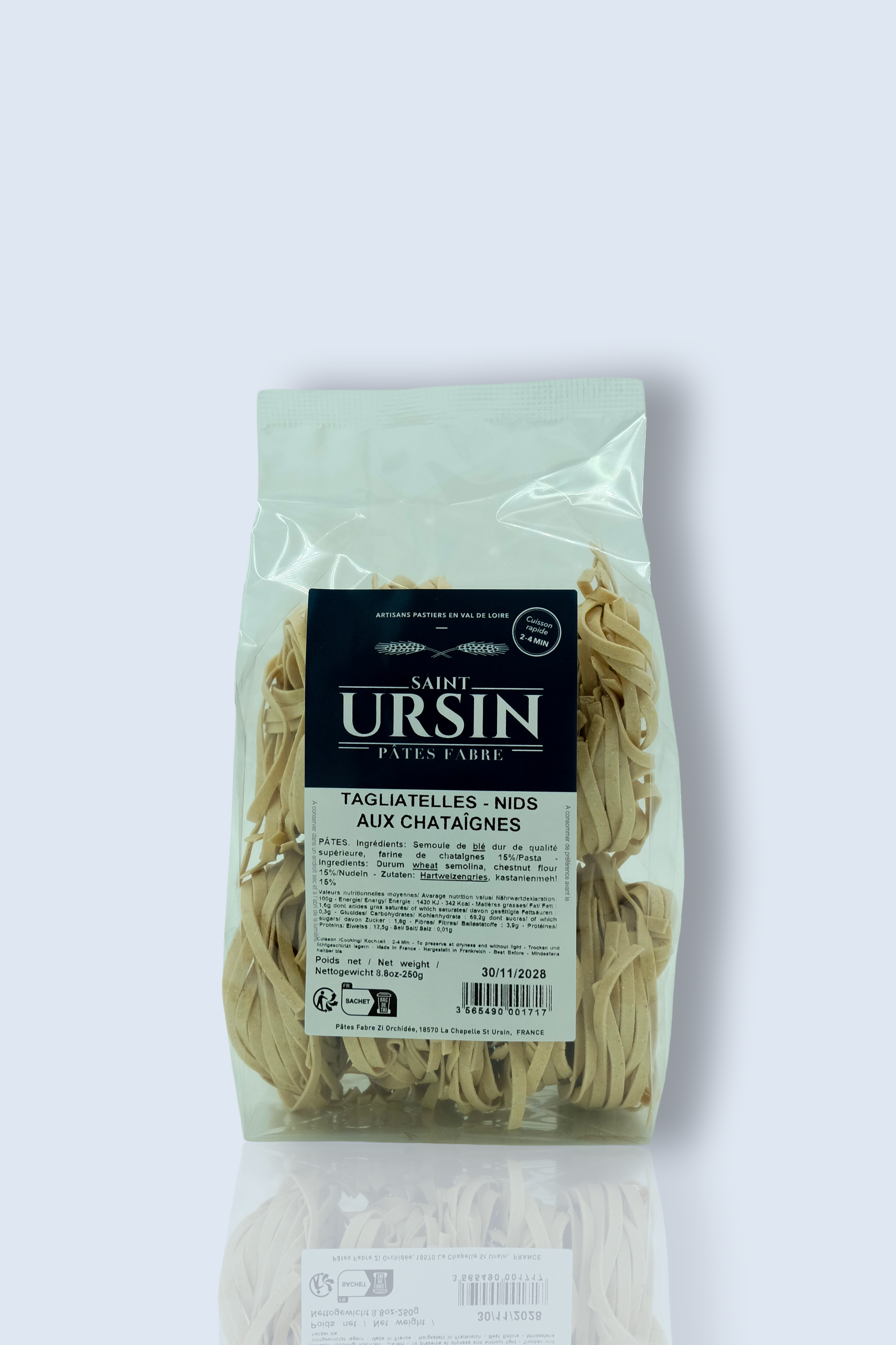 Pâtes - Tagliatelle aux chataignes