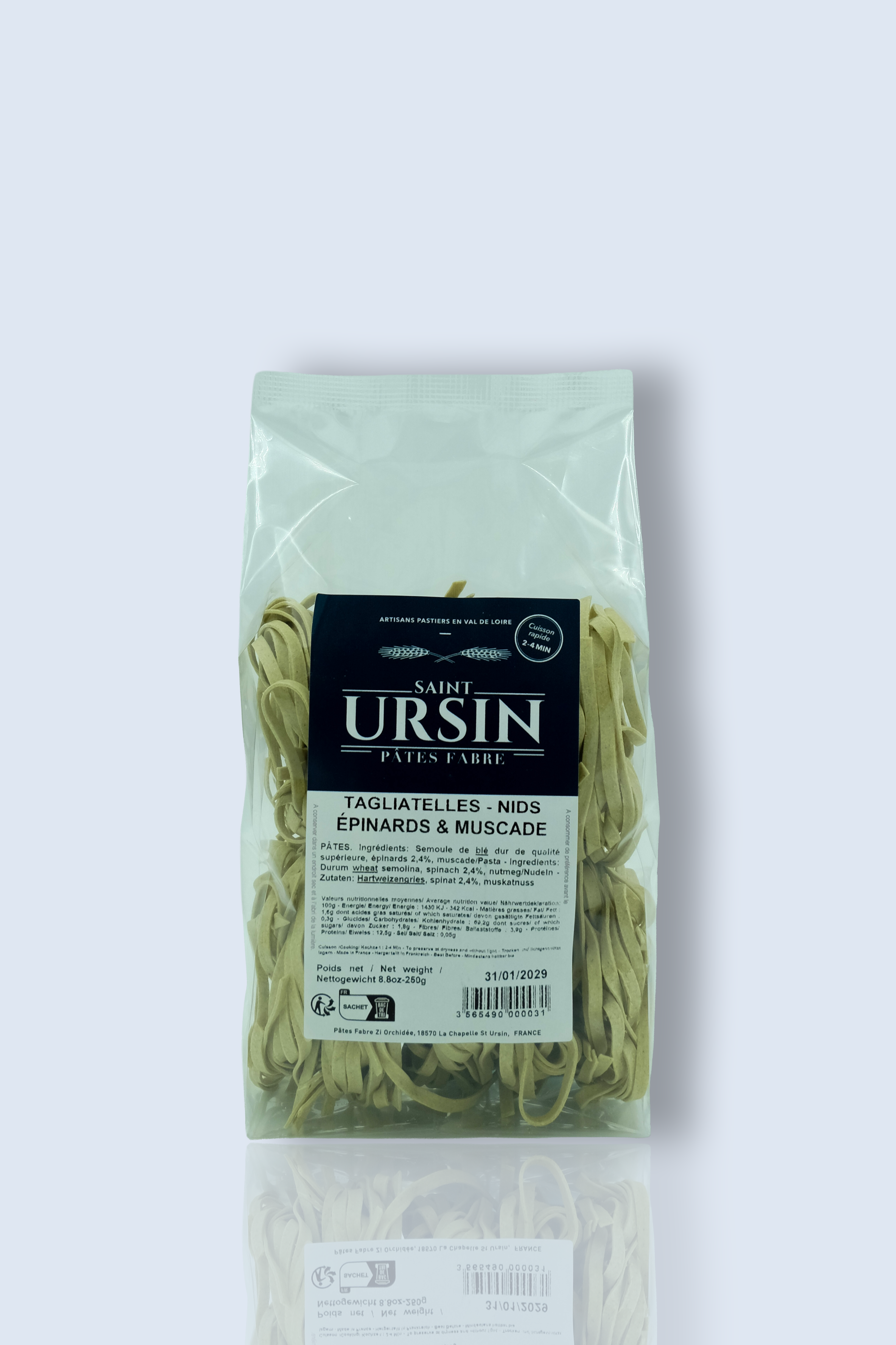 Pâtes - Tagliatelle Nids Epinards & Muscade