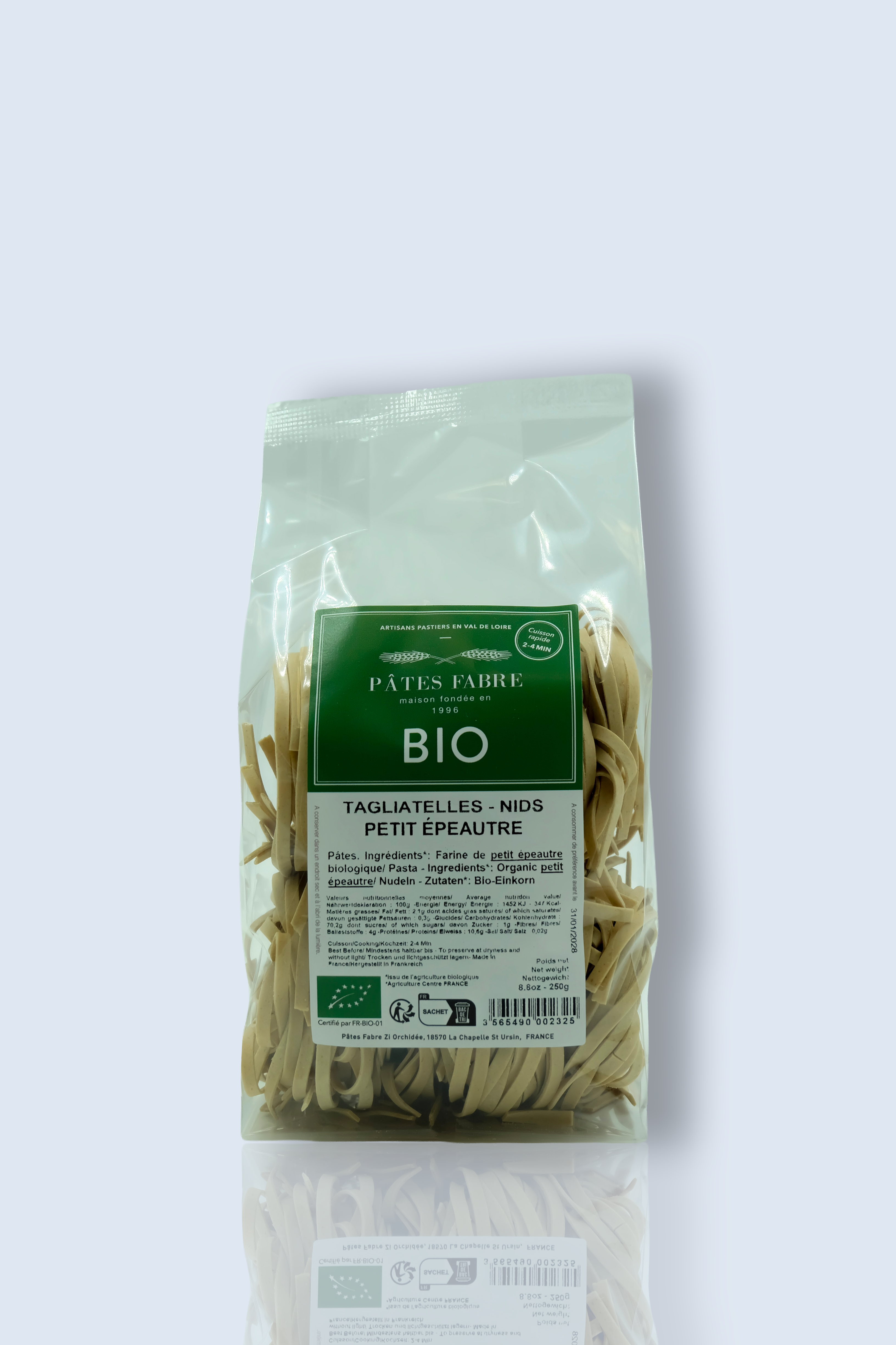 Pâtes BIO - Tagliatelle de Petit Epeautre