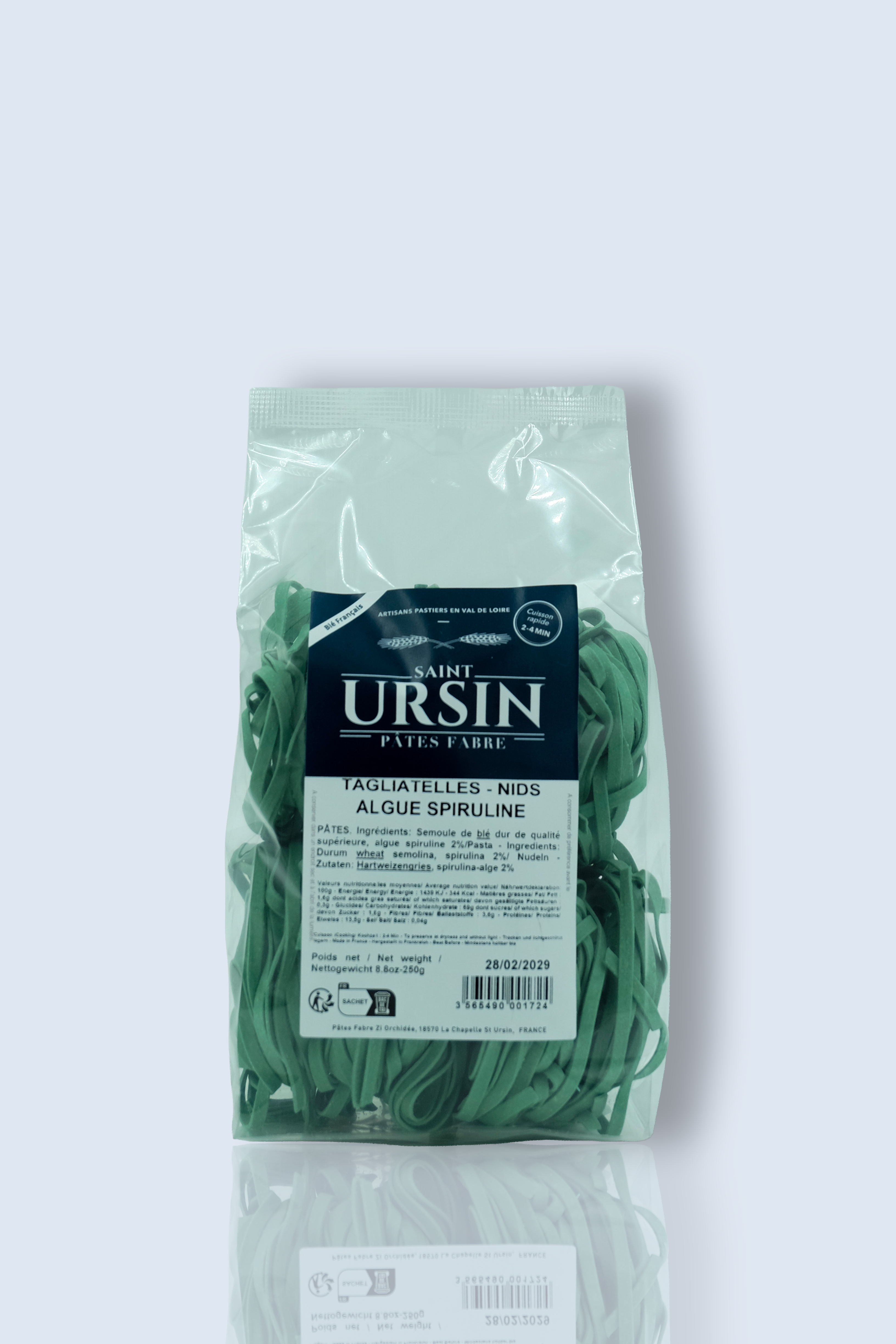 Pâtes - Tagliatelle Algue Spiruline