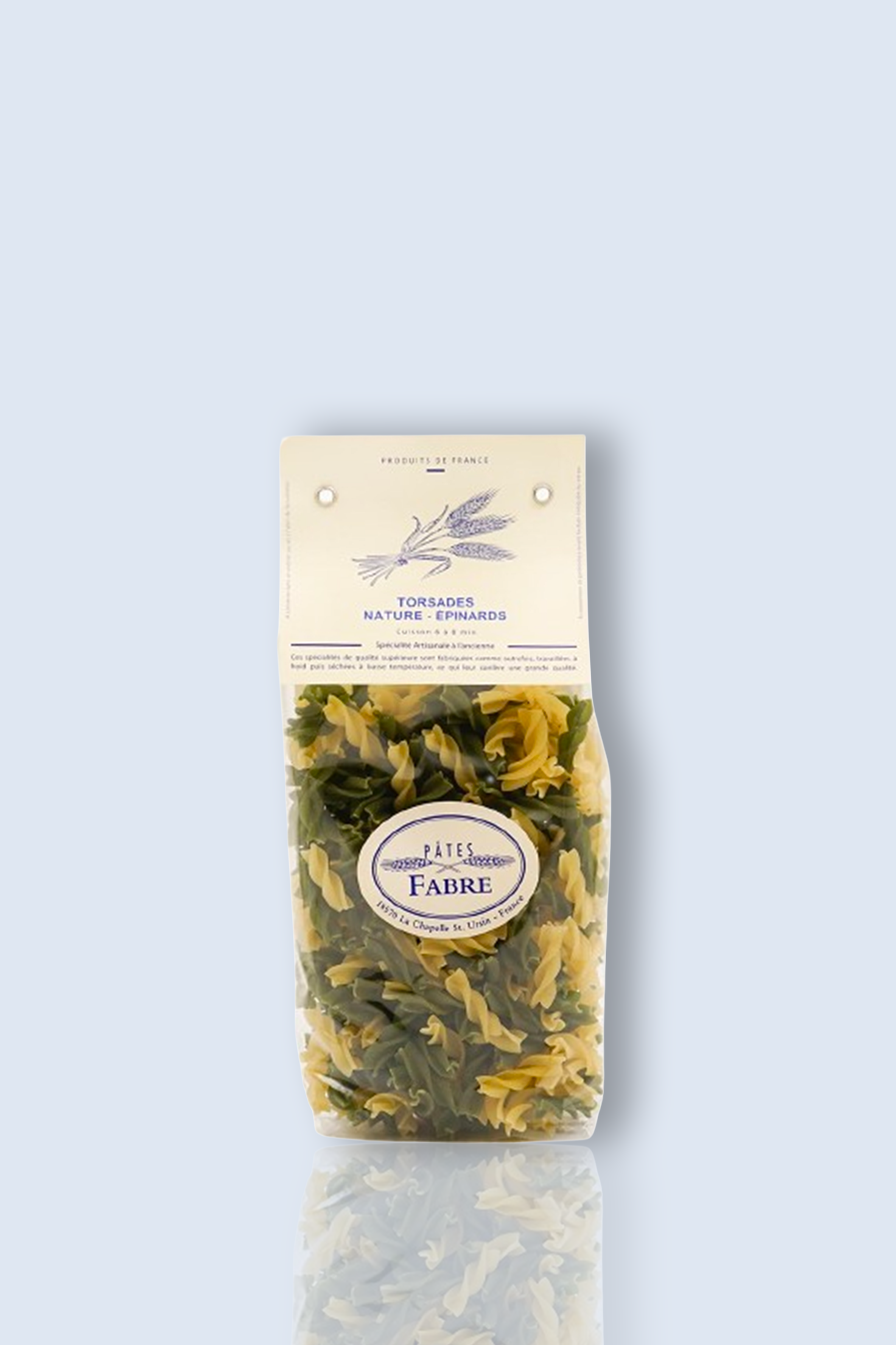 Pâtes - Torsade Nature & Epinards