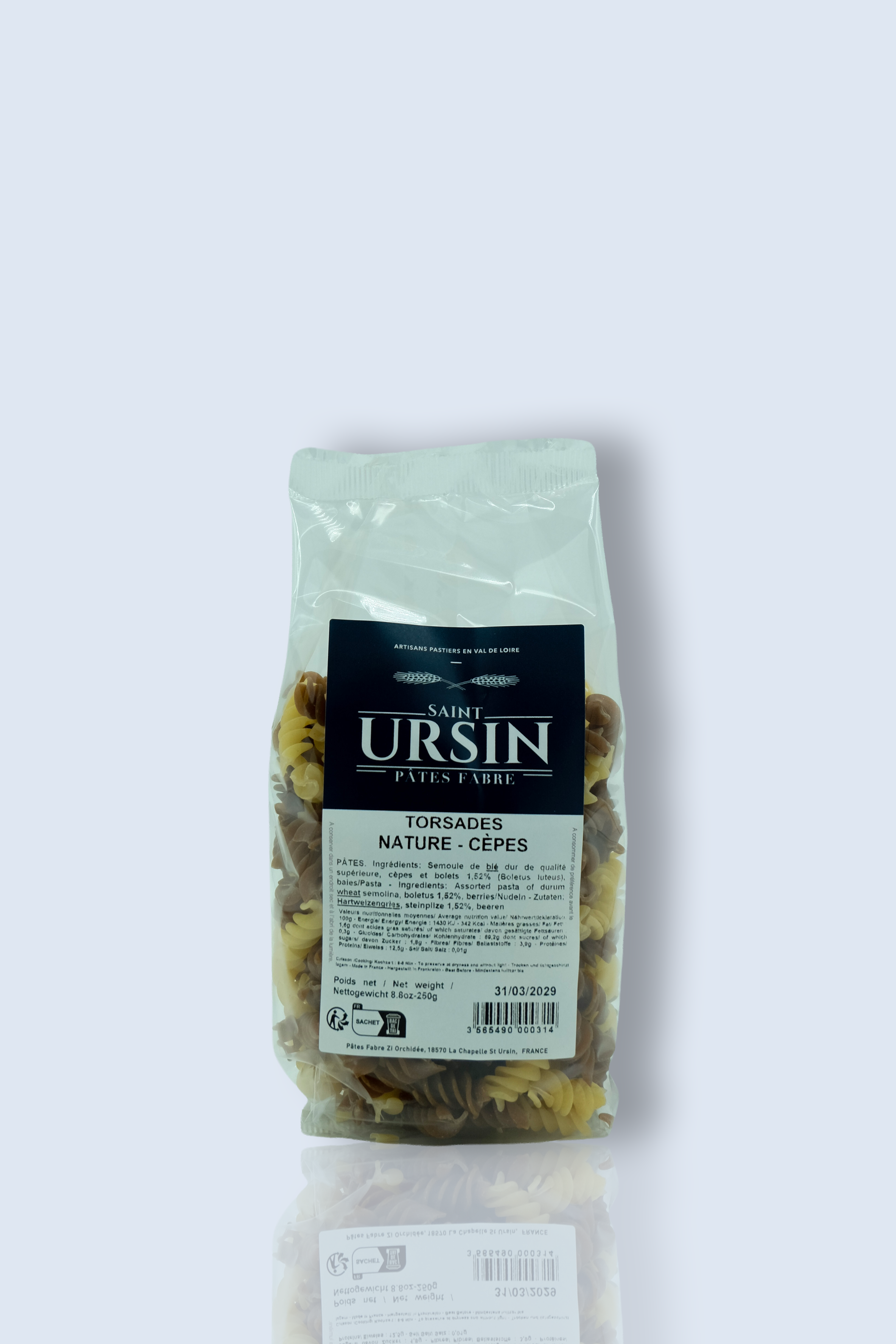Pâtes - Torsade Nature & Cepes-Bolets