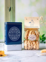 BOITE METAL CONTENANT 250G DE PATES - TAGLIATELLES NATURES